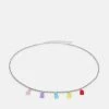 Fire & Glory GUMMY BELLY CHAIN - Sonstige Accessoires - Silver-coloured/multi - Damen