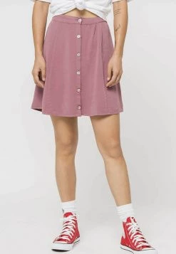 Kaotiko - Damen A-Linien-Rock - Rot