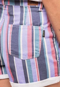 Kaotiko - Damen GESTREIFTE PINZETTE - Jeans Shorts - Mehrfarbig 7 Kaotiko - Damen GESTREIFTE PINZETTE - Jeans Shorts - Mehrfarbig -Kaotiko || Fire & Glory Populaire Magasin ea7d5a48eccd46dabd955199944f2eb2