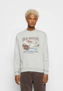 Kaotiko CREW ROCKS MOUNTAINS UNISEX - Sweatshirt - Grey -Kaotiko || Fire & Glory Populaire Magasin ebdf794c99974367bff2393a8786e331