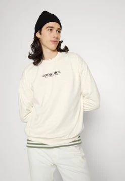 Kaotiko - Herren CREW GOOD LUCK - Sweatshirt - Ivory -Kaotiko || Fire & Glory Populaire Magasin f4511249fa404413839ee57a1c5a84a3