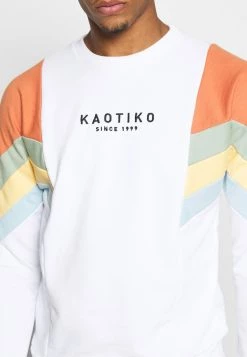 Kaotiko UNISEX CREW SEATTLE - Sweatshirt - White -Kaotiko || Fire & Glory Populaire Magasin f9398f4856334c97a7e0f0f708c0ac4b