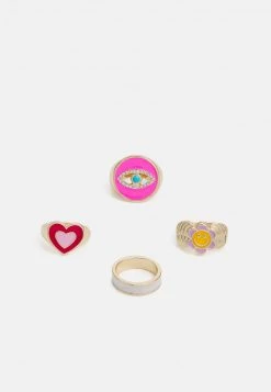 Fire & Glory FGTULLA 4 PACK - Ring - Gold-coloured - Damen