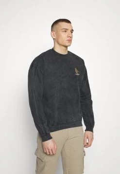 Kaotiko CREW WASHED PHARAOH UNISEX - Sweatshirt - Black -Kaotiko || Fire & Glory Populaire Magasin fcfdd8ee63c6441085dff8bbe5511d95