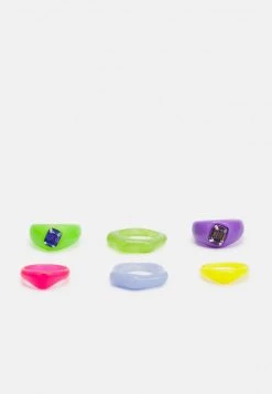 Fire & Glory - Damen 6 PACK - Ring - Pastel Lavender/multi